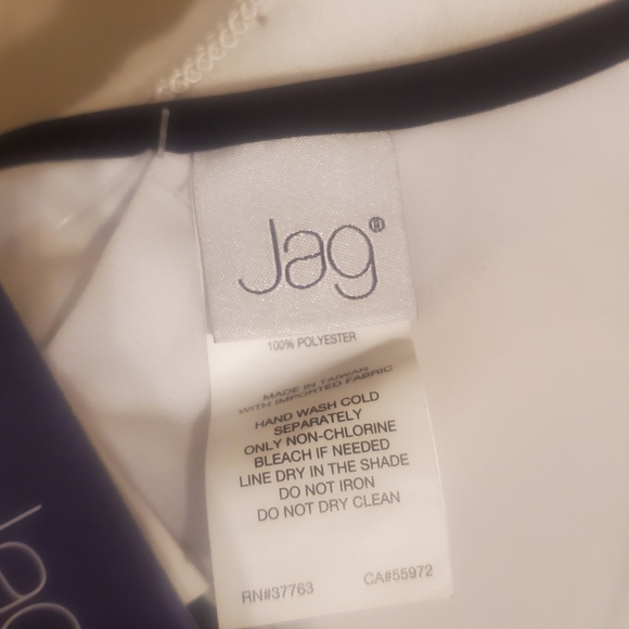 Jag Black Noir High Neck Bra/ Bikini Halter Top Criss-Cross Strap Back Size M - Picture 7 of 10